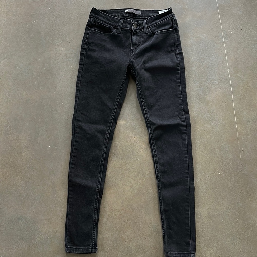Levi Strauss & Co Black Leggings skinny straight jeans w28